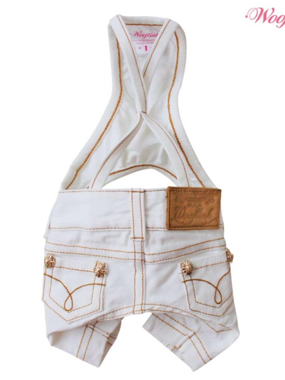 Go Basic pants in White by Wooflink - Size 6